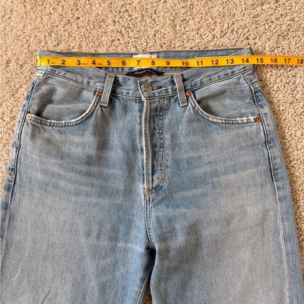 Citizens Of Humanity Annina Straight Leg Full Length Jenas in Blue Size 26 - Picture 6 of 10